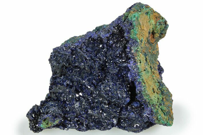 Sparkling Azurite and Malachite Crystal Association - China #217612